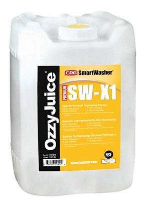 Aluminiowy blok silnika czyszczony w myjce z płynem CRC OZZYJUICE SW-X1