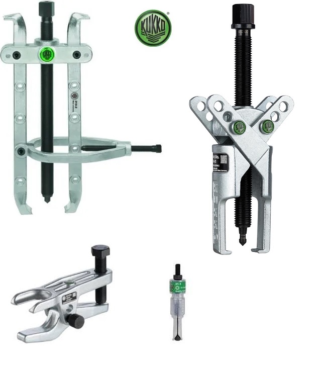 Profesjonalne ściągacze KUKKO. Niemiecka jakość dostępna w DAKAM. Obraz jest ucieleśnieniem niemieckiej inżynierii narzędziowej, najwyższej jakości i niezawodności, które są synonimami marki KUKKO. Kompozycja łączy w sobie solidny, profesjonalny wizerunek ikonicznych ściągaczy mechanicznych z zaufaniem i dostępnością, jakie budzi autoryzowany polski dystrybutor DAKAM. Dominują w niej przemysłowe barwy – wysokogatunkowa stal (często czerniona lub chromowana) oraz charakterystyczne czerwone akcenty (np. pokrętła). W centrum uwagi, na czystej, industrialnej powierzchni (np. metalowym stole warsztatowym lub białym tle), znajduje się starannie zaaranżowany zestaw ściągaczy mechanicznych KUKKO: • Różnorodność typów: Prezentowany jest wachlarz najpopularniejszych modeli, aby pokazać kompleksowość oferty KUKKO: o Ściągacz dwuramienny: Klasyczny model, symbol uniwersalności. o Ściągacz trójramienny: Zapewniający stabilniejszy i bardziej równomierny chwyt. o Ściągacz z ramionami samozaciskowymi/samocentrującymi: Ukazujący innowacyjność KUKKO i łatwość użycia. o (Opcjonalnie) Ściągacz do łożysk wewnętrznych lub separator, podkreślający specjalizację. • Solidna konstrukcja: Ujęcia makro eksponują kluczowe cechy: o Mocne, kute ramiona (szczęki): Gwarancja wytrzymałości nawet przy dużych siłach. o Precyzyjna śruba pociągowa: Z drobnozwojnym gwintem, umożliwiająca płynne i kontrolowane przykładanie siły. o Charakterystyczne czerwone pokrętło: Na niektórych modelach widoczne jest ikoniczne, czerwone pokrętło KUKKO, ułatwiające obsługę. • Marka Premium: Na ramionach lub trawersie widoczne jest wyraźne, wytłoczone lub grawerowane logo "KUKKO" oraz oznaczenie modelu (np. "20-10"), co jest gwarancją autentyczności i niemieckiej jakości "Made in Germany". Tło jest subtelnie rozmyte (efekt bokeh), ale jednoznacznie wskazuje na profesjonalną dystrybucję na terenie Polski: • Nowoczesny magazyn DAKAM: W tle widać rzędy wysokich regałów magazynowych, wypełnionych uporządkowanymi, oryginalnymi opakowaniami KUKKO (często czerwono-białymi lub niebiesko-białymi). Duża ilość towaru na stanie wizualnie potwierdza status "sprawdzonego dystrybutora". • Logo Dystrybutora: W dyskretnym, ale widocznym miejscu umieszczone jest logo DAKAM, z dopiskiem "Autoryzowany Dystrybutor KUKKO", co buduje jego markę jako zaufanego partnera w dostawach profesjonalnych narzędzi. Obraz niesie jasny komunikat: "Jako autoryzowany polski dystrybutor DAKAM, posiadamy na stanie pełen asortyment oryginalnych, niemieckich ściągaczy mechanicznych KUKKO, niezbędnych do bezpiecznego i efektywnego demontażu w każdym warsztacie i dziale utrzymania ruchu".