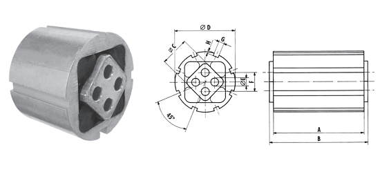 RESATEC Element sprężynujący TYP LTK-A Element sprężynujący TYP LTK-A