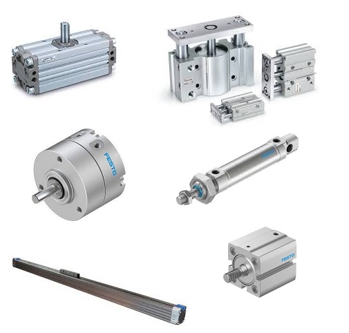 Siłowniki Pneumatyczne – Niezawodne Napędy dla Twojego Przemysłu Obraz jest dynamiczną i profesjonalną kompozycją, która prezentuje kwintesencję nowoczesnej automatyki pneumatycznej. Na czystym, technologicznym tle (utrzymanym w odcieniach bieli lub jasnej szarości) zaaranżowano starannie dobrany zestaw siłowników pneumatycznych od pięciu czołowych światowych producentów. Całość emanuje precyzją, niezawodnością i bogactwem wyboru, pozycjonując dystrybutora jako kompleksowego dostawcę rozwiązań dla każdej aplikacji przemysłowej. Pierwszy plan – Symfonia Napędów: W centrum kompozycji znajduje się harmonijny, ale zróżnicowany układ siłowników, gdzie każdy model subtelnie reprezentuje charakterystyczne cechy swojej marki: FESTO: Nowoczesny siłownik o charakterystycznym, eleganckim profilu, lśniący metaliczną powierzchnią. Jego obecność symbolizuje innowacyjność, najwyższą jakość i zaawansowane technologie. Emerson AVENTICS: Solidny, niezawodny siłownik znormalizowany (np. ISO 15552), którego masywna konstrukcja i precyzyjne wykonanie komunikują niemiecką trwałość i gotowość do pracy w najcięższych warunkach. SMC: Kompaktowy lub zminiaturyzowany siłownik, który podkreśla japońską precyzję, szerokość asortymentu i zdolność do tworzenia rozwiązań dla aplikacji o ograniczonej przestrzeni. METAL WORK & PNEUMAX: Dwa klasyczne, świetnie wykonane siłowniki, które reprezentują włoski design i doskonały stosunek jakości do ceny. Ich obecność w zestawieniu pokazuje dostępność sprawdzonych i ekonomicznych rozwiązań dla standardowych zadań automatyzacji. Wszystkie siłowniki są przedstawione w nienagannym, studyjnym oświetleniu, które eksponuje jakość materiałów – od polerowanego aluminium po precyzyjnie wykonane uszczelnienia i tłoczyska. Na każdym z nich widoczne jest wyraźne, oryginalne logo producenta. Tło i branding – Siła Partnerstwa: W tle, w sposób klarowny i zorganizowany, umieszczono logotypy wszystkich pięciu marek: FESTO, Emerson AVENTICS, SMC, METAL WORK, PNEUMAX. Poniżej lub obok nich znajduje się logo dystrybutora (np. DAKAM), co jednoznacznie komunikuje jego rolę jako autoryzowanego partnera i centralnego punktu dostaw tych wszystkich technologii. Układ logotypów podkreśla siłę i wszechstronność oferty. Przesłanie i hasło reklamowe: Obraz niesie jasny komunikat: "Wszystkie wiodące marki siłowników pneumatycznych w jednym miejscu". Skierowany jest do inżynierów, automatyków, szefów utrzymania ruchu i działów zaopatrzenia, którzy poszukują niezawodnych, sprawdzonych i optymalnie dopasowanych napędów. Całość może być wzmocniona hasłem, które podsumowuje korzyści: "Wybór liderów. Dostępny u nas. Siłowniki pneumatyczne dla Twojego przemysłu." "Jeden partner, wszystkie najlepsze marki. Kompleksowe rozwiązania w pneumatyce." "FESTO, AVENTICS, SMC, METAL WORK, PNEUMAX – Znajdź idealny siłownik dla siebie."