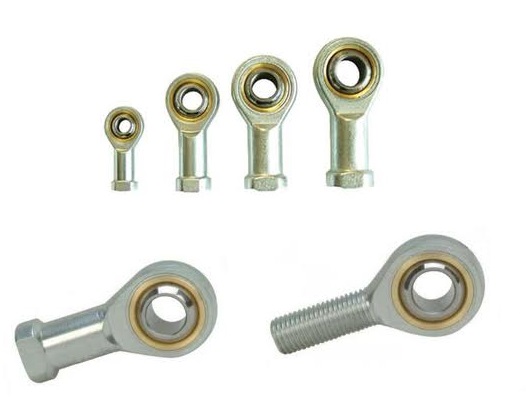 Wybrany obraz przedstawia gł&oacute;wki cięgieł, kt&oacute;re są mechanicznymi elementami maszyn, służącymi do łączenia i przenoszenia sił między dwoma elementami. Składają się z łożyska przegubowego zamontowanego w obudowie o kształcie pręta z gwintem, co umożliwia ich łatwą regulację i montaż. Elementy te są powszechnie stosowane w siłownikach, mechanizmach sterowania i układach kinematycznych, gdzie wymagane jest przeniesienie siły wzdłuż cięgna z jednoczesną możliwością wychylenia kątowego.