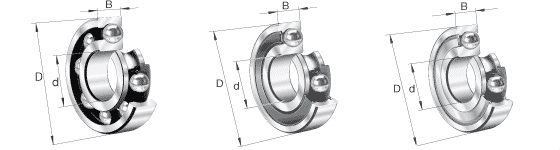 Łożyska kulkowe jednorzędowe: 160 ; 60 ; 60 - C ; 60 - 2RSR ; 60 - C - 2HSR ; 60 - 2Z0 ; 60 - C - 2Z ; 618 ; 618 2RSR ; 618..-2Z ; 619 ; 619 2RSR ; 619 2Z ; 62 ; 62 C ; 62 2RSR ; 62 C-2HRS ; 62 2Z ; 62 C-2Z ; 63 ; 63 2RSR ; 63 -2Z ; 623 2RSR 64 ; nierdzewne S60 ; nierdzewne S60 2RSR ; nierdzewne S62 ; nierdzewne S62 2RSR ; nierdzewne S63 ; nierdzewne S63 2RSR