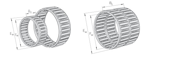 Złożenia igiełkowe seria:  K... ; K...ZW ; C...