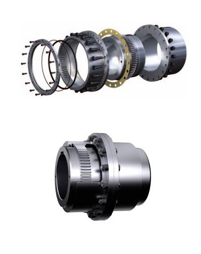 Sprzęgła zębate KTR GEARex®. Stalowa moc - sprawdź Obraz jest ucieleśnieniem przemysłowej potęgi, całkowicie stalowej konstrukcji i maksymalnej wydajności, które definiują serię sprzęgieł KTR GEARex®. Kompozycja łączy w sobie surowy, masywny wizerunek sprzęgła zębatego z profesjonalizmem i logistyczną sprawnością, jakie oferuje autoryzowany polski dystrybutor DAKAM. Dominują w niej barwy przemysłu ciężkiego: lśniąca, obrobiona stal oraz techniczna szarość. W centrum uwagi, na czystej, industrialnej powierzchni (np. wzmocnionym stole warsztatowym), znajduje się starannie wyeksponowane całostalowe sprzęgło KTR GEARex®: • Masywna konstrukcja: Prezentowane jest solidne sprzęgło składające się z dwóch piast i łączącej je tulei zewnętrznej. Całość wykonana jest z wysokogatunkowej stali, co wizualnie komunikuje zdolność do przenoszenia ekstremalnie wysokich momentów obrotowych. • Precyzyjne uzębienie: Sprzęgło może być pokazane w lekkim "rozstrzeleniu" lub przekroju, aby odsłonić kluczowy detal: precyzyjnie frezowane zęby łukowe na piastach, współpracujące z uzębieniem wewnętrznym tulei. To serce technologii GEARex®, zapewniające kompensację odchyłek. • Detale eksploatacyjne: Wyraźnie widoczne są korki/smarowniczki na tulei zewnętrznej oraz uszczelnienia (O-ringi), co podkreśla konieczność smarowania i szczelność konstrukcji. • Marka Premium: Na stalowej powierzchni tulei widoczne jest trwałe, wybite lub grawerowane logo "KTR" oraz oznaczenie typu "GEARex®", co jest gwarancją autentyczności. Tło jest subtelnie rozmyte (efekt bokeh), ale jednoznacznie wskazuje na profesjonalną dystrybucję na terenie Polski: • Nowoczesny magazyn DAKAM: W tle widać rzędy wzmocnionych regałów magazynowych (przystosowanych do ciężkich elementów). Są one wypełnione solidnymi, drewnianymi skrzyniami lub paletami z logo KTR, typowymi dla pakowania ciężkich sprzęgieł przemysłowych. • Logo Dystrybutora: W dyskretnym, ale widocznym miejscu umieszczone jest logo DAKAM, z dopiskiem "Autoryzowany Dystrybutor KTR", co buduje jego markę jako partnera w przemyśle ciężkim. Obraz niesie jasny komunikat: "Jako autoryzowany polski dystrybutor DAKAM, posiadamy na stanie potężne, całostalowe sprzęgła zębate KTR GEARex®, dedykowane do najcięższych aplikacji w hutnictwie, górnictwie i energetyce".