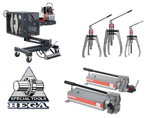 Profesjonalne ściągacze hydrauliczne BEGA (BETEX). Dostępne w DAKAM. Obraz jest ucieleśnieniem holenderskiej inżynierii i innowacji w dziedzinie specjalistycznych narzędzi do utrzymania ruchu, które są synonimami marki BEGA Special Tools, często oferowanych pod marką BETEX. Kompozycja jest czysta, techniczna i niezwykle profesjonalna. Dominują w niej przemysłowe barwy – solidna stal, czerń, szarość, z możliwymi pomarańczowymi akcentami charakterystycznymi dla BEGA/BETEX. Całość jest osadzona w kontekście autoryzowanego polskiego dystrybutora DAKAM. W centrum uwagi, na czystej, industrialnej powierzchni (np. metalowym stole warsztatowym lub białym tle), znajduje się starannie zaaranżowany zestaw ściągaczy hydraulicznych BEGA/BETEX: • Różnorodność modeli: Prezentowany jest co najmniej jeden ściągacz samocentrujący (charakterystyczna cecha BEGA) oraz być może model standardowy lub z oddzielną pompą, co wizualnie komunikuje szeroki zakres oferty. • Masywna konstrukcja: Solidne, kute ramiona (najczęściej trójramienne dla stabilności) oraz wytrzymały korpus podkreślają przeznaczenie do pracy pod dużymi obciążeniami. • Siłownik hydrauliczny: Centralny element – zintegrowany lub oddzielny siłownik, wizualnie komunikujący potężną siłę generowaną hydraulicznie. W przypadku modeli z oddzielną pompą, widoczny jest wysokociśnieniowy wąż i pompa ręczna z manometrem. • Innowacja BEGA/BETEX: Ujęcie makro może eksponować mechanizm samocentrujący ramion lub specjalną konstrukcję końcówek ramion, co podkreśla innowacyjność i bezpieczeństwo tych narzędzi. • Marka Premium: Na korpusie ściągacza lub pompie widoczne jest wyraźne, oryginalne logo "BEGA" lub "BETEX", co jest gwarancją autentyczności i holenderskiej jakości. Tło jest subtelnie rozmyte (efekt bokeh), ale jednoznacznie wskazuje na profesjonalną dystrybucję na terenie Polski: • Nowoczesny magazyn DAKAM: W tle widać rzędy wysokich regałów magazynowych, wypełnionych uporządkowanymi, oryginalnymi opakowaniami BEGA/BETEX. Duża ilość towaru na stanie wizualnie potwierdza status "sprawdzonego dystrybutora". • Logo Dystrybutora: W dyskretnym, ale widocznym miejscu umieszczone jest logo DAKAM, z dopiskiem "Autoryzowany Dystrybutor BEGA Special Tools", co buduje jego markę jako zaufanego partnera w dostawach specjalistycznych narzędzi. Obraz niesie jasny komunikat: "Jako autoryzowany polski dystrybutor DAKAM, posiadamy na stanie profesjonalne, holenderskie ściągacze hydrauliczne BEGA/BETEX, niezbędne do bezpiecznego i efektywnego demontażu w najbardziej wymagających aplikacjach przemysłowych".